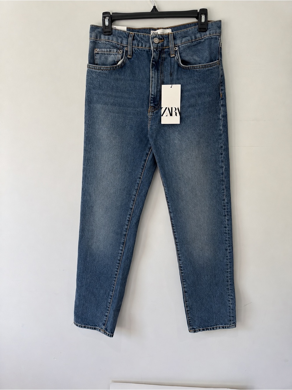 Zara Signature Denim Mid Rise Slim Indigo Jeans NWT Size 26